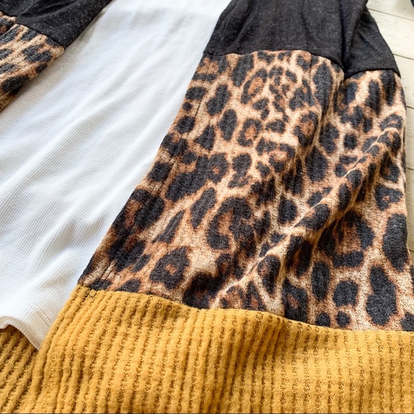 Black Marled Leopard Mustard Duster - Picture 6 of 7